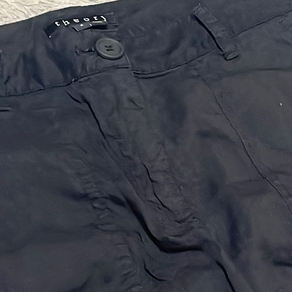Theory Black Hannon Cargo Trousers Size 4 - Picture 8 of 11